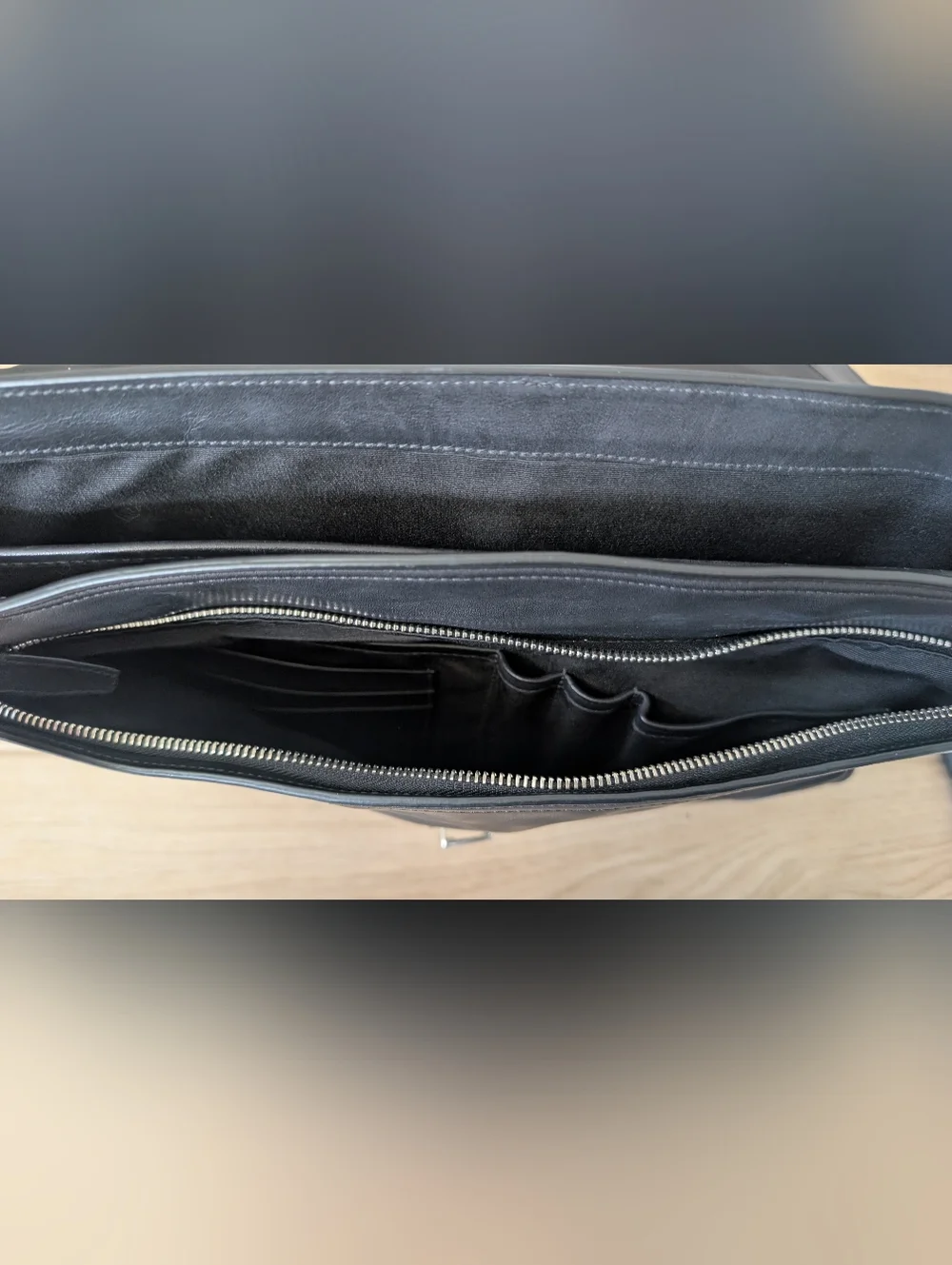 Coach Black Leather Men’s Briefcase Bag